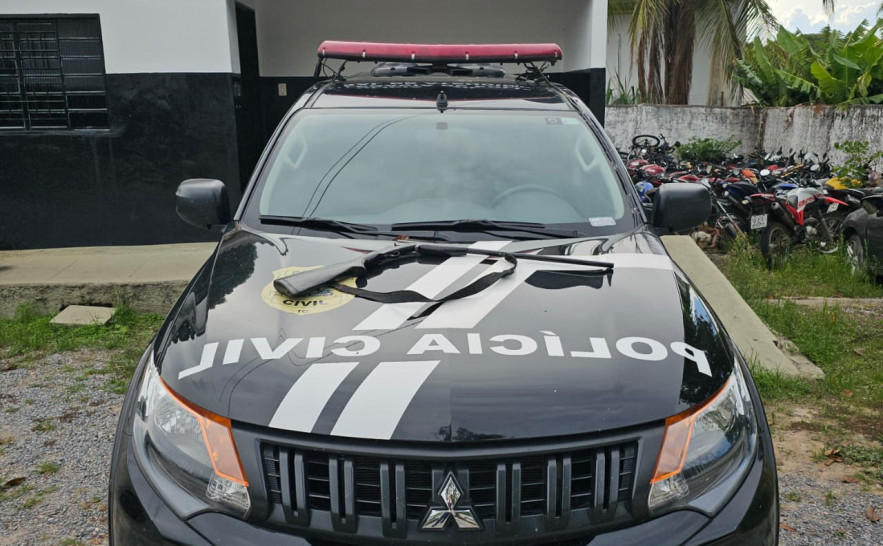 Em Arraias, homem é preso pela Polícia Civil por violência psicológica no contexto de violência doméstica e posse irregular de arma de fogo