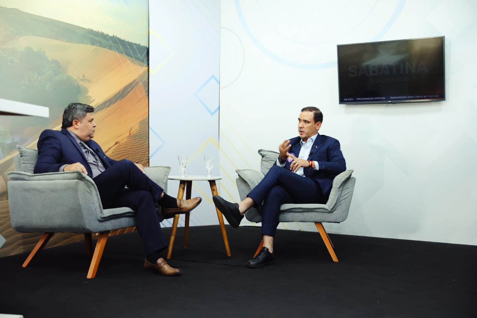 Em sabatina da RedeTV Tocantins, Vicentinho apresenta soluções para saúde, segurança e educação no Tocantins